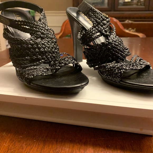 Ralph Lauren Leather Strap Heels - Picture 6 of 7